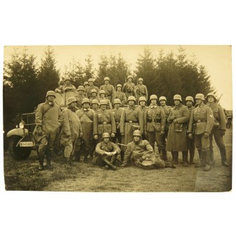 Manövergelände Senne. Wehrmachtskompanie bei der Ausbildung, 1936.. Espenlaub militaria